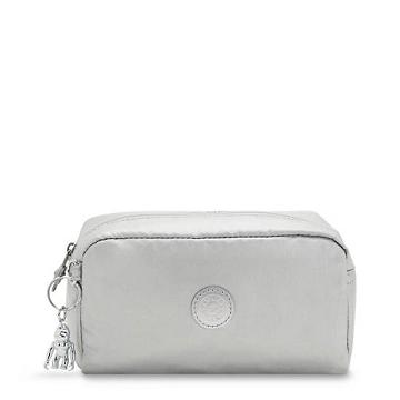 Kipling Gleam Metallic Pouch Taske Sølv | DK 2133VR